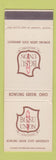 Matchbook Cover - Bowling Green State University OH WEAR