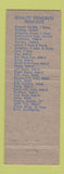 Matchbook Cover - Joseph Ripley Concrete Products Jacksonville FL