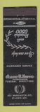 Matchbook Cover - Albert Hoppe Funeral Home St Louis MO