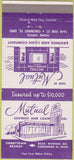 Matchbook Cover - Mutual Savings Loan Cincinnati OH 30 Strike