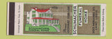 Matchbook Cover - Schumacher Funeral Home St Louis MO