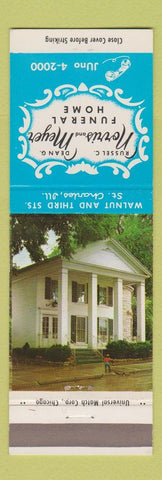 Matchbook Cover - Norris Meyer Funeral Home ST Charles IL