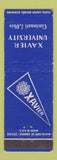 Matchbook Cover - Xavier University Cincinnati OH Musketeers WEAR