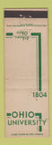 Matchbook Cover - Ohio University Athens OH