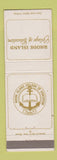 Matchbook Cover - Rhode Island College of Education RI