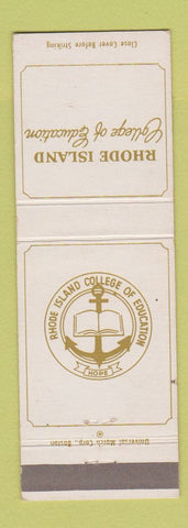 Matchbook Cover - Rhode Island College of Education RI