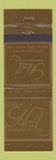 Matchbook Cover - Hall Funeral Home Warren OH