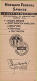 Matchbook Cover - Norwood Federal Savings Bank Norwood OH 30 Strike