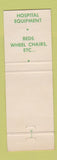 Matchbook Cover - Vincent Rodgers Funeral Home Irwin PA WEAR