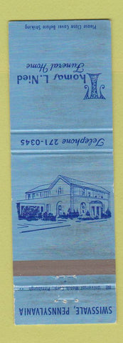 Matchbook Cover - Thomas Nied Funeral Home Swissvale PA WEAR