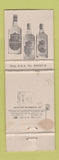 Matchbook Cover - Tequila Providencia Liquor Avelino Ruiz Mexico WORN