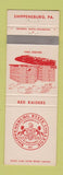 Matchbook Cover - Shippensburg State College PA Red Raiders