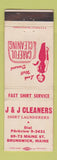 Matchbook Cover - J&J Cleaners Laundry Brunswick ME