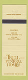 Matchbook Cover - Trull Funeral Homes Toronto ON