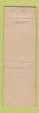 Matchbook Cover - Amoco oil gas Webb's  WORN