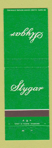 Matchbook Cover - Stygar Funeral Home St Louis MO