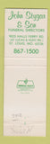 Matchbook Cover - Stygar Funeral Home St Louis MO