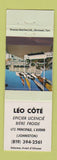 Matchbook Cover - Leo Cote Restaurant? L'Avenir QC