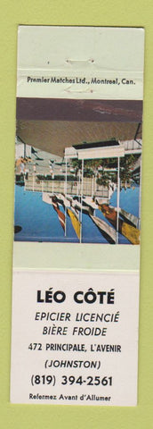 Matchbook Cover - Leo Cote Restaurant? L'Avenir QC