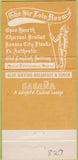 Matchbook Cover - Hotel Phillips Kansas City MO 30 Strike