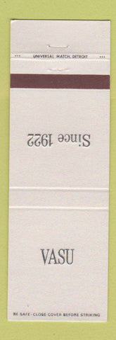 Matchbook Cover - Vasu Funeral Home Royal Oak MI