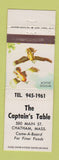Matchbook Cover - Captain's Table Restaurant Chatham MA