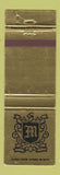 Matchbook Cover - Joseph A MacDonald Funeral Home Watertown MA