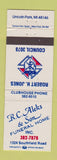 Matchbook Cover - RC Aleks Funeral Home Lincoln Park MI Knights of Columbus