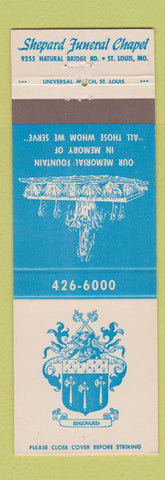 Matchbook Cover - Shepard Funeral Home St Louis MO