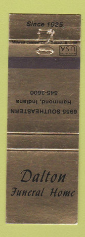 Matchbook Cover - Dalton Funeral Home Hammond IN
