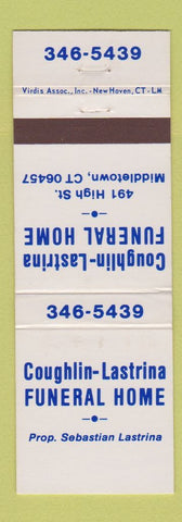 Matchbook Cover - Coughlin Lastrina Funeral Home Middletown CT WEAR