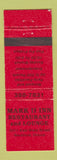 Matchbook Cover - Mark II Inn Restaurant Rockford IL