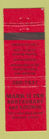 Matchbook Cover - Mark II Inn Restaurant Rockford IL
