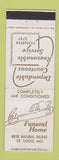 Matchbook Cover - Calvin Feutz Funeral Home St Louis MO
