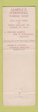 Matchbook Cover - Sample & O'Donnell Funeral Home Sharon PA