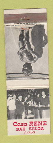 Matchbook Cover - Casa Rene Bar Belga Spain WEAR