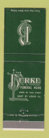 Matchbook Cover - Burke Funeral Home East ST Louis IL