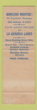 Matchbook Cover - La Guardia Lanes Bowling Astoria NY