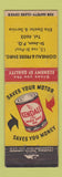 Matchbook Cover - Kendall oil gas Goineau Frere St Jean QC WEAR