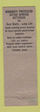 Matchbook Cover - Cities oil gas Batteries Stadium Service