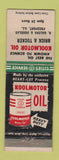 Matchbook Cover - Cities oil gas Brick & Tucker Freeport IL WEAR