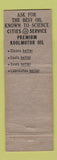 Matchbook Cover - Cities oil gas Brick & Tucker Freeport IL WEAR