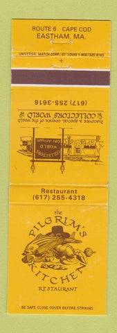 Matchbook Cover - Pilgrim's Kitchen Restaurant Eastham MA