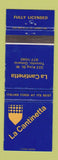 Matchbook Cover - La Cantinetta Italian Restaurant Toronto ON WEAR