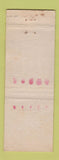 Matchbook Cover - C Max Hess Insurance Hughesville PA WORN