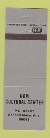 Matchbook Cover - Hopi Cultural Center Second Mesa AZ