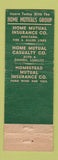 Matchbook Cover - CF Rupp Insurance West Allis WI WORN