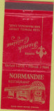 Matchbook Cover - Normandie Restaurant San Francisco CA 30 Strike