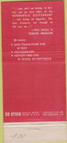 Matchbook Cover - Normandie Restaurant San Francisco CA 30 Strike
