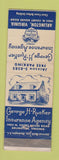 Matchbook Cover - George Rucker Insurancy Arlington VA WEAR